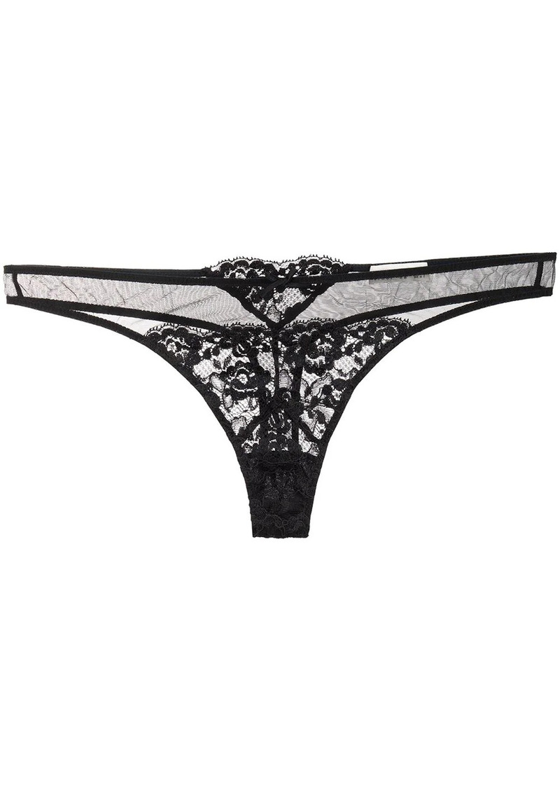 Fleur Du Mal Foxy lace thong