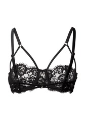 Fleur Du Mal Foxy lace half-cup bra