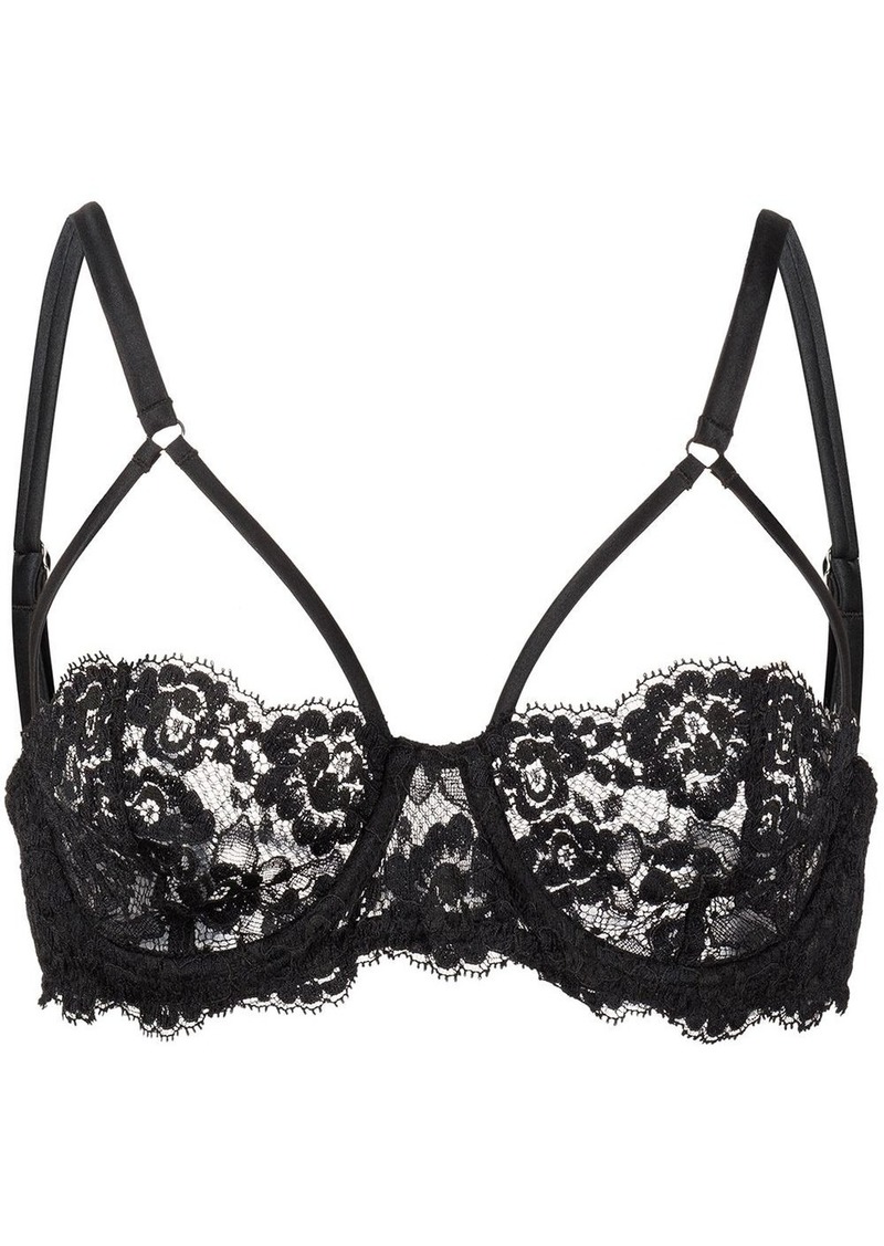 Fleur Du Mal Foxy lace half-cup bra