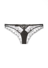 Fleur Du Mal Gardenia lace tanga