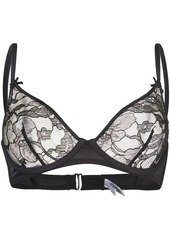 Fleur Du Mal Magnolia Lace unlined demi bra