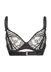 Fleur Du Mal Magnolia Lace unlined demi bra