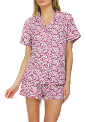 Flora Nikrooz Floral Print Short Pajamas in Pink at Nordstrom
