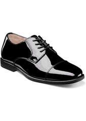 Florsheim Big Boys Reveal Cap Toe Jr. Oxford Shoes - Black Patent