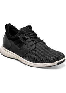 Florsheim Little Boys Great Lakes Knit Plain Toe Jr. Sneaker Shoes - Black