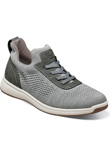 Florsheim Boys Satellite Jr. Knit Elastic Lace Slip On Sneaker - Gray