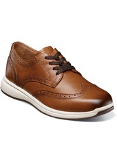 Florsheim Little Boys Great Lakes Wingtip Jr. Oxford Shoes - Cognac