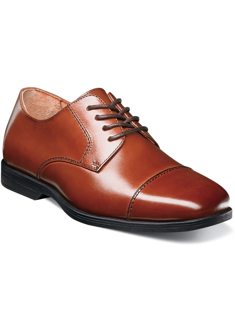 Florsheim Big Boys Reveal Cap Toe Jr. Oxford Shoes - Cognac