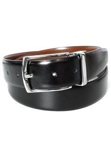 Florsheim Men's Rafael 34mm Genuine Leather Reversible Belt Cognac to Black