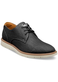 Florsheim Men's Vibe Canvas Lace-Up Plain Toe Oxford Shoes - Black