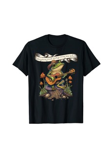 Folk Clothing Folk Music Frog Playing Guitar T-Shirt
