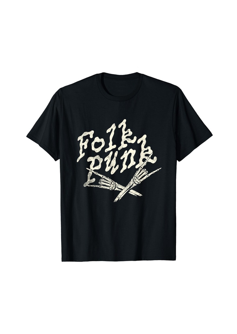 Folk Clothing Folk Punk Music Men Women T-Shirt