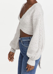 For Love & Lemons Amelia Crop Sweater