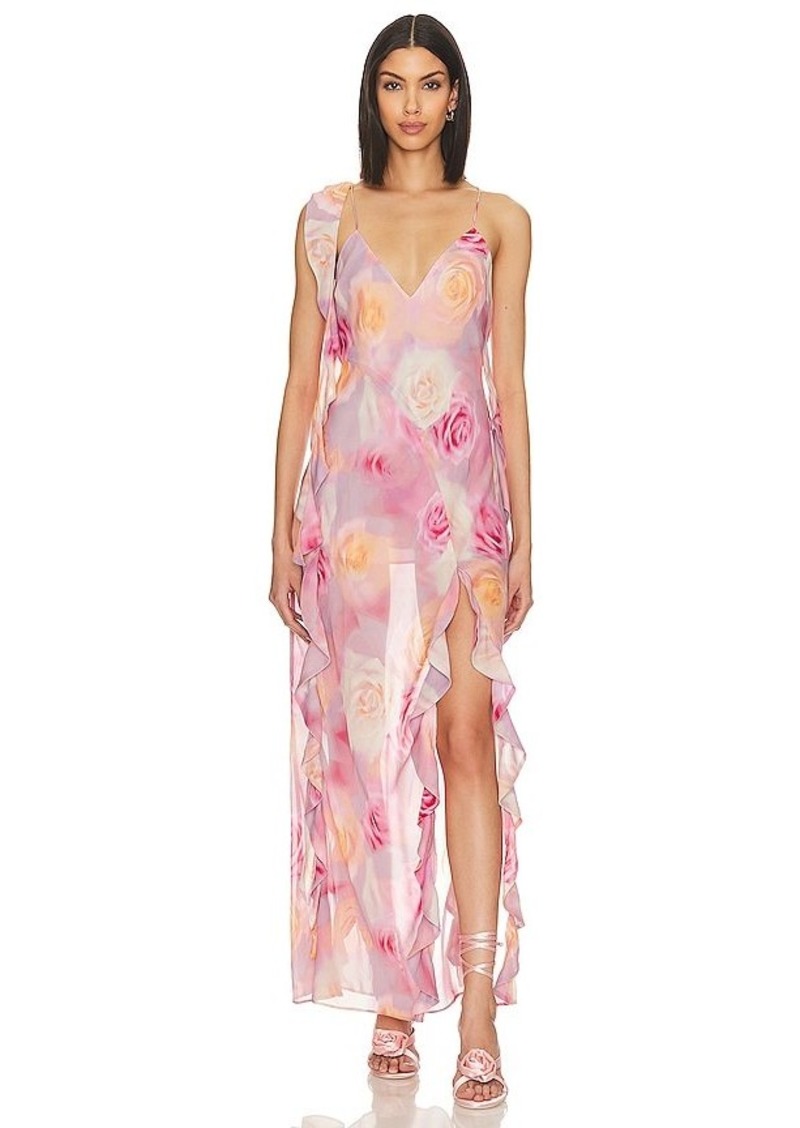 For Love & Lemons Beate Maxi Dress