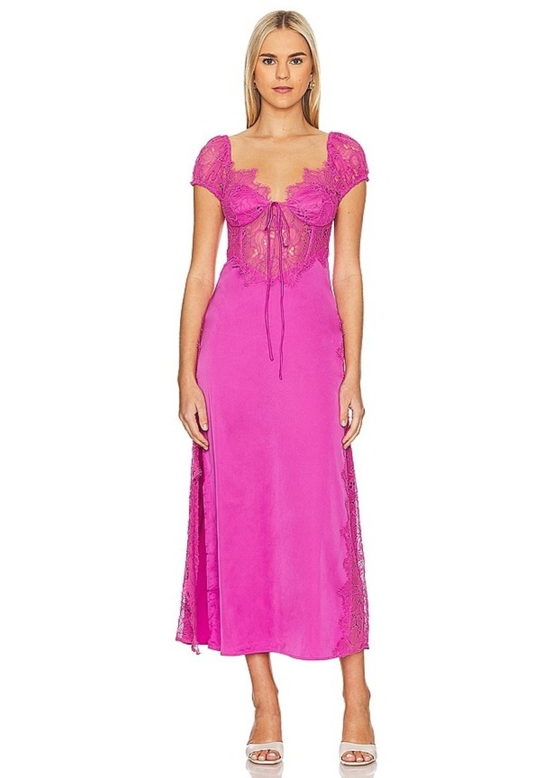 For Love & Lemons Casey Maxi Dress