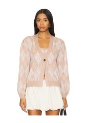 For Love & Lemons Cassidy Argyle Cardigan