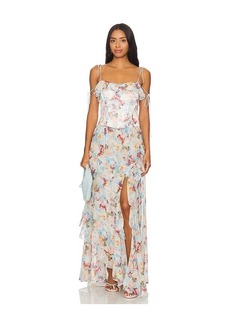 For Love & Lemons Constance Maxi Dress