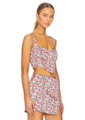 For Love & Lemons Gladiola Crop Top