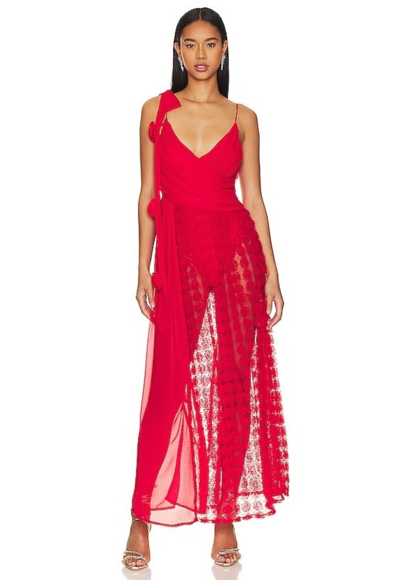 For Love & Lemons Hannah Maxi Dress