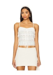 For Love & Lemons Jayla Knit Cami Top