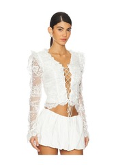 For Love & Lemons Lexi Lace Top