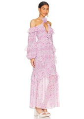 For Love & Lemons Rowan Maxi Dress