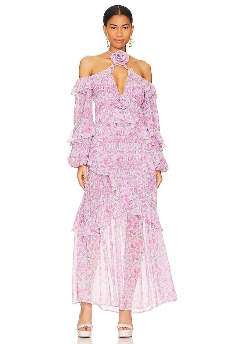 For Love & Lemons Rowan Maxi Dress