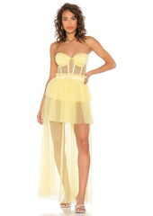 For Love & Lemons Sunshine Maxi Dress