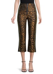 For Love & Lemons Leopard-Print Cropped Pants