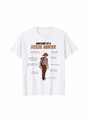 Anatomy Of A Fossil Hunter Funny Gift For Fossil Hunters T-Shirt