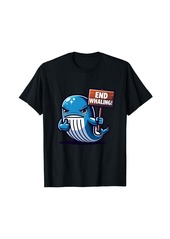 Fossil End Whaling Whale Conservation Save the Whales T-Shirt