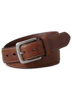 Fossil Aiden Casual Leather Belt - BROWN