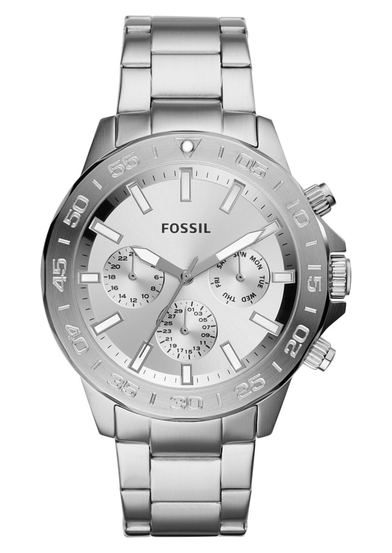 Fossil Bannon Three-Hand Quartz Stainless Steel Watch