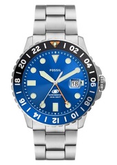 Fossil Blue GMT Bracelet Watch