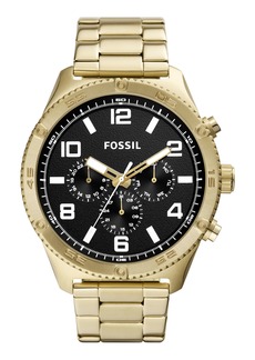 Fossil Brox Three-Hand Quartz Stainless Steel Bracelet Watch