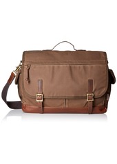 Fossil Defender Waxed Canvas Top Handle Messenger