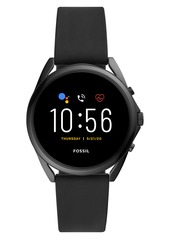 Fossil Gen 5 LTE Touchscreen Silicone Strap Smart Watch, 45mm