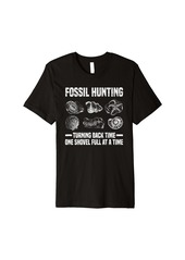 Fossil Hunter Adventure Paleontologist Premium T-Shirt