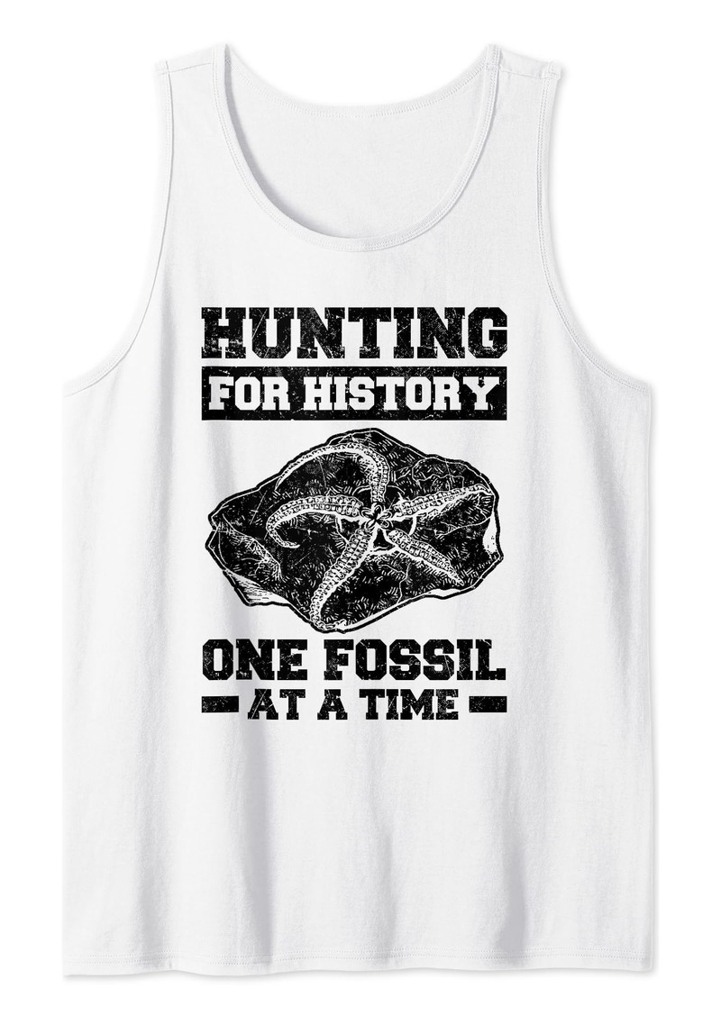 Fossil Hunter Adventure Paleontologist Tank Top