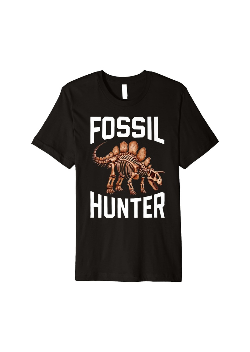 Fossil Hunter Apparel Dinosaur Party Premium T-Shirt