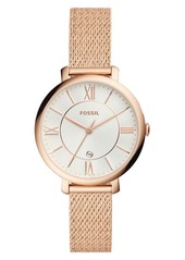 Fossil Jacqueline Mesh Strap Watch
