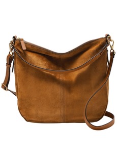 Fossil Jolie Suede Leather Hobo Bag