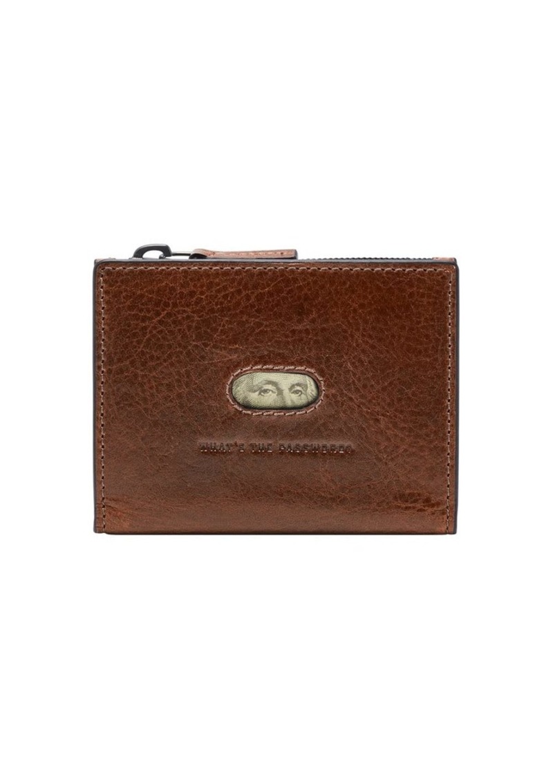 Fossil Men's Andrew Leather Zip Card Case Wallet  (Model: ML4394222)