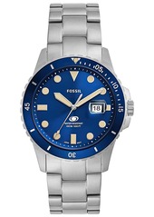 Fossil Men's Blue Dive Blue Dial Watch