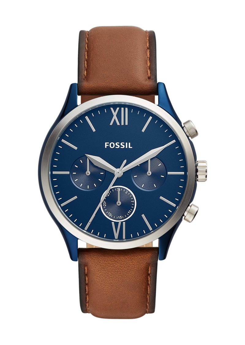 Fossil Men's Fenmore Midsize Multifunction, Brown-Tone Stainless Steel Watch