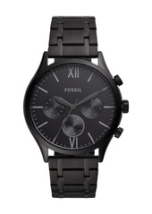 Fossil Men's Fenmore Multifunction, Black-Tone Stainless Steel Watch
