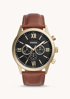 Fossil Men's Flynn Chronograph, Gold-Tone Stainless Steel Watch