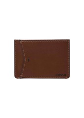 Fossil Men's Joshua Vegan Cactus Slim Minimalist Card Case Front Pocket Wallet  (Model: ML4461210)