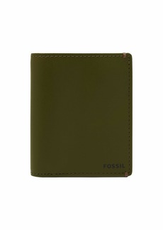 Fossil Men's Joshua Vegan Cactus Slim Minimalist Bifold Front Pocket Wallet  (Model: ML4462376)