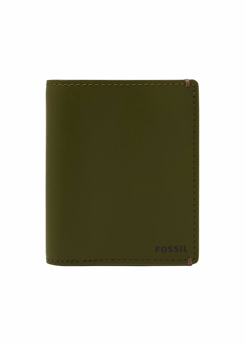 Fossil Men's Joshua Vegan Cactus Slim Minimalist Bifold Front Pocket Wallet  (Model: ML4462376)